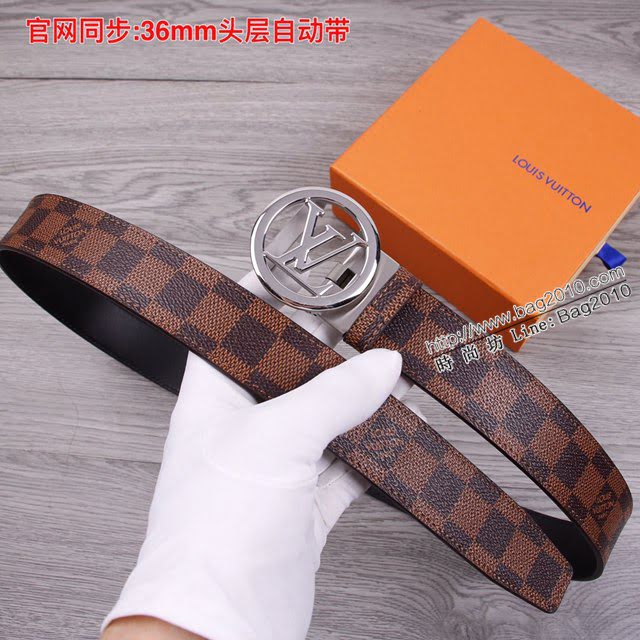 LV爆款男士皮帶 路易威登經典自動平滑款腰帶  jjp2206